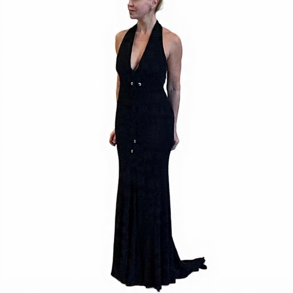 Gucci Dresses & Skirts - Timeless Chic VINTAGE GUCCI Black Jersey Evening Gown
